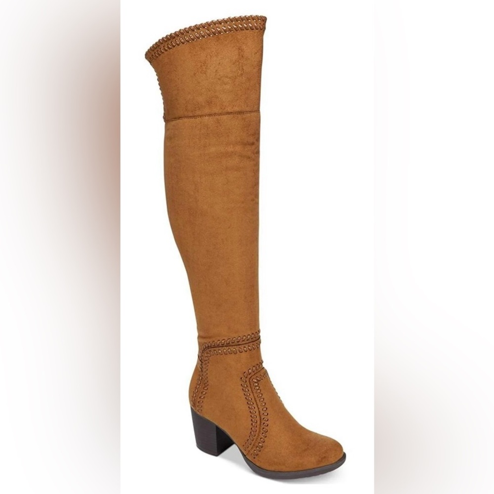 NWOT American Rag, Alauraine Closed Toe, Over the Knee Boots, Cognac